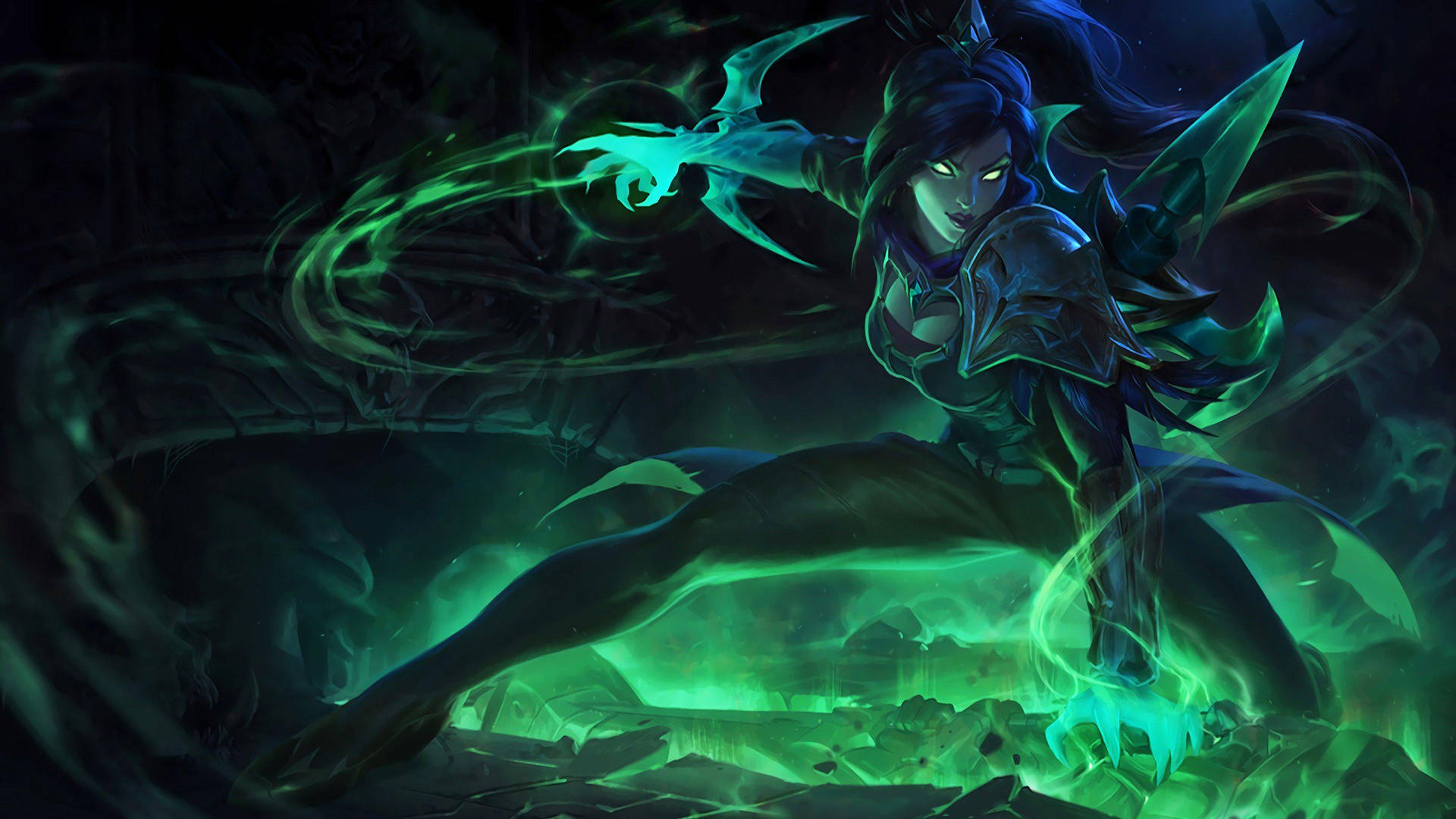 4k Lol Soulstealer Vayne Background