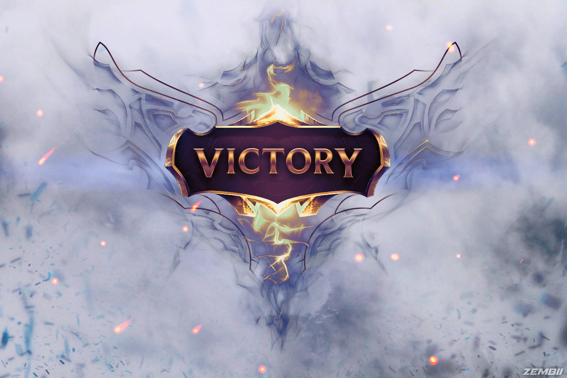 4k Lol Victory Background