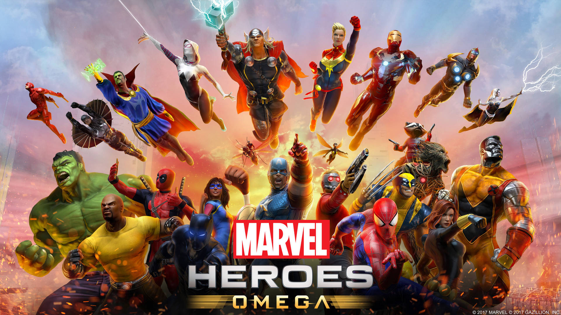4k Marvel Heroes Omega