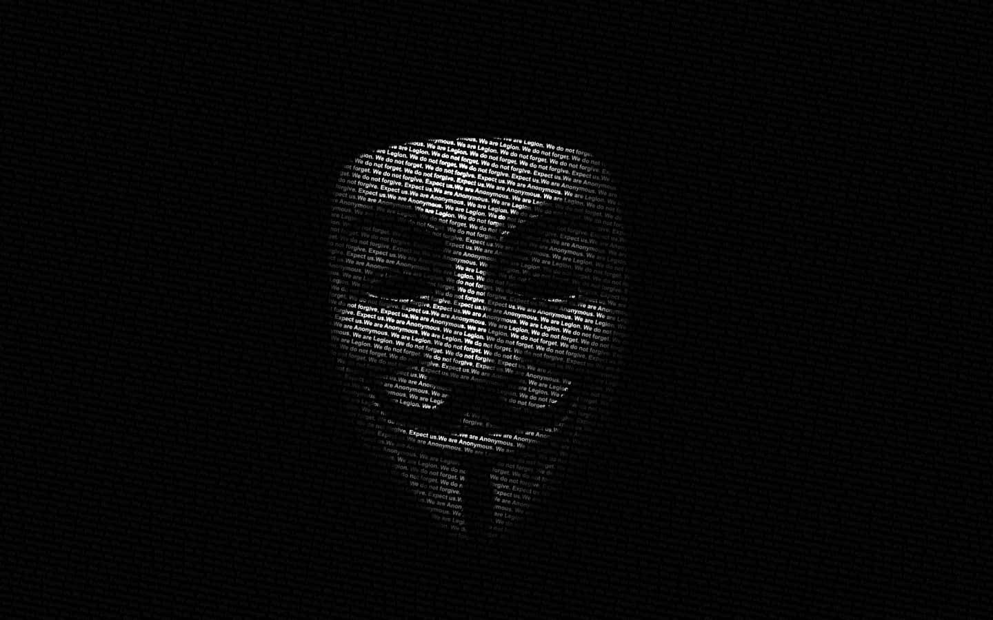 4k Mask Anonymous Hacker Background