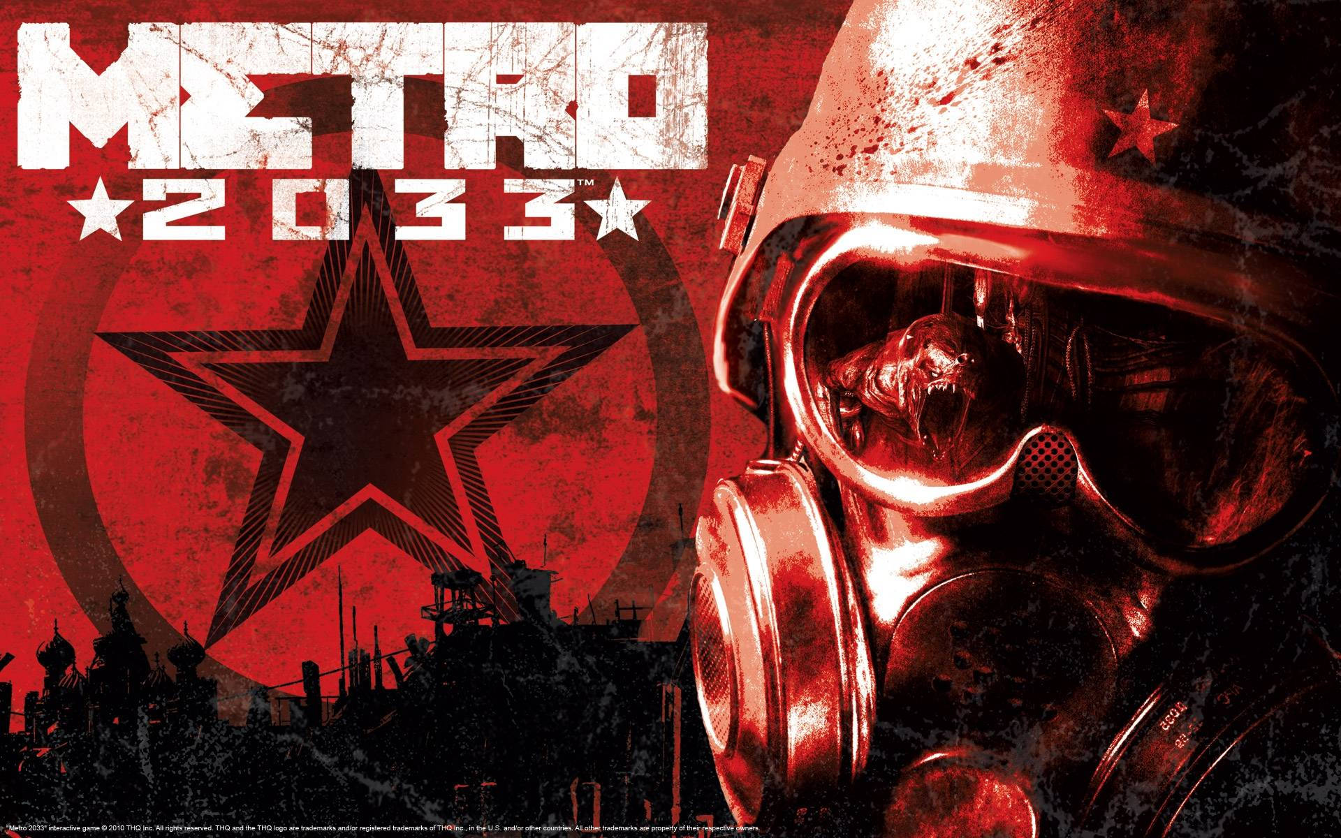 4k Metro 2033 Soldier With Star And Logo