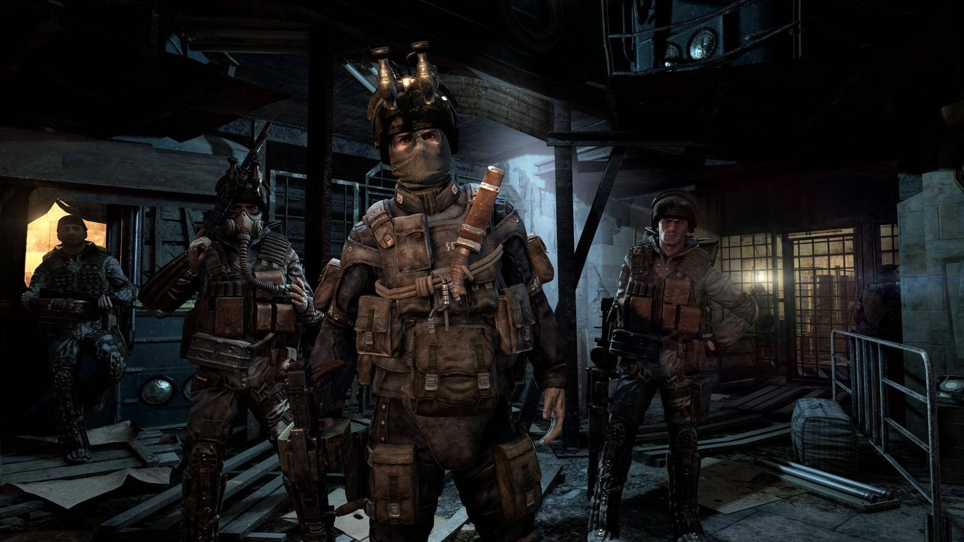 4k Metro 2033 Soldiers In Base