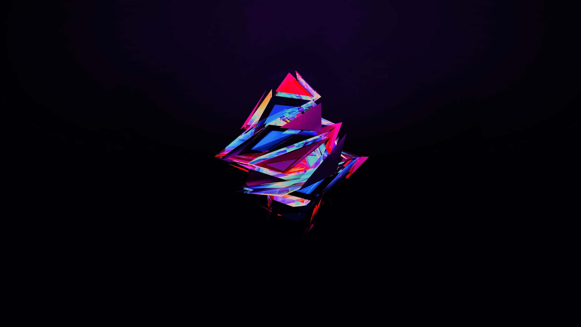 4k Minimal Abstract Facets Desktop Background