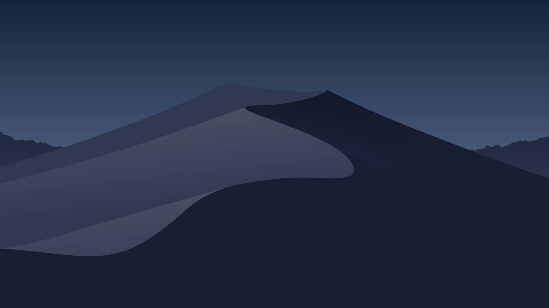 4k Minimalist Dark Dunes Background
