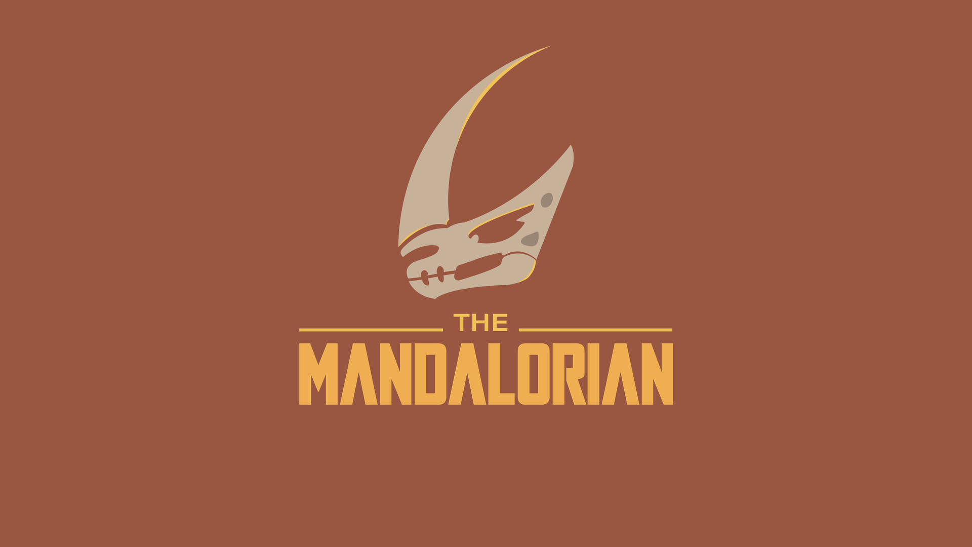 4k Minimalist The Mandalorian