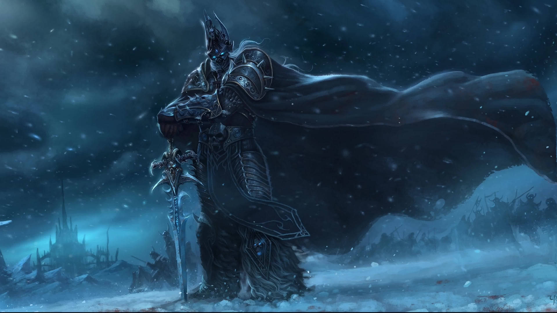 4k Moving Arthas Menethil Desktop Background