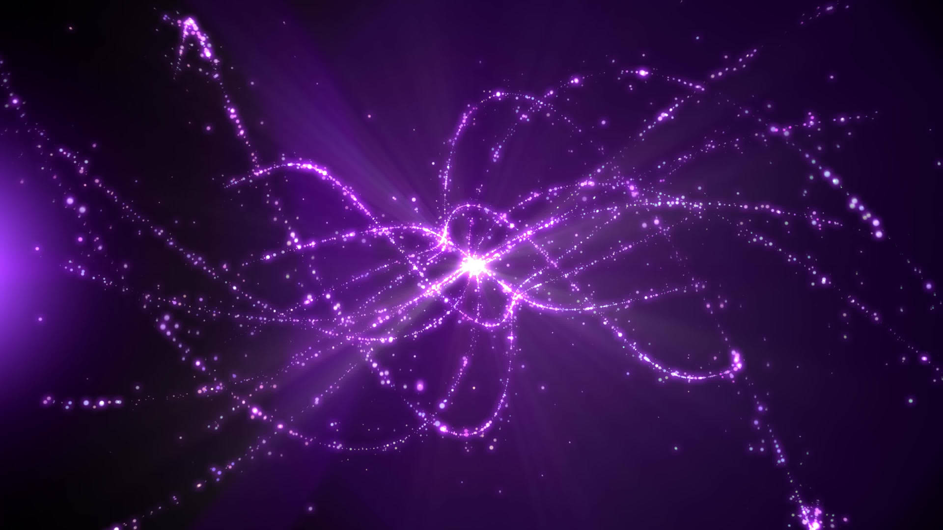 4k Moving Purple Lights Desktop Background