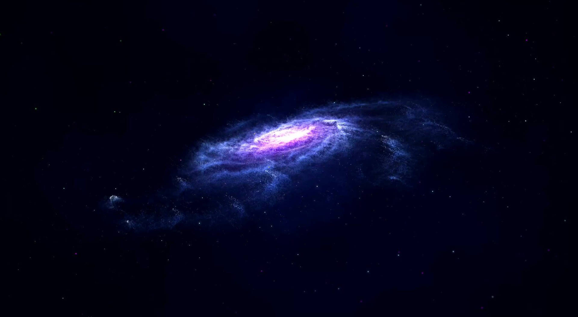 4k Moving Spiral Galaxy