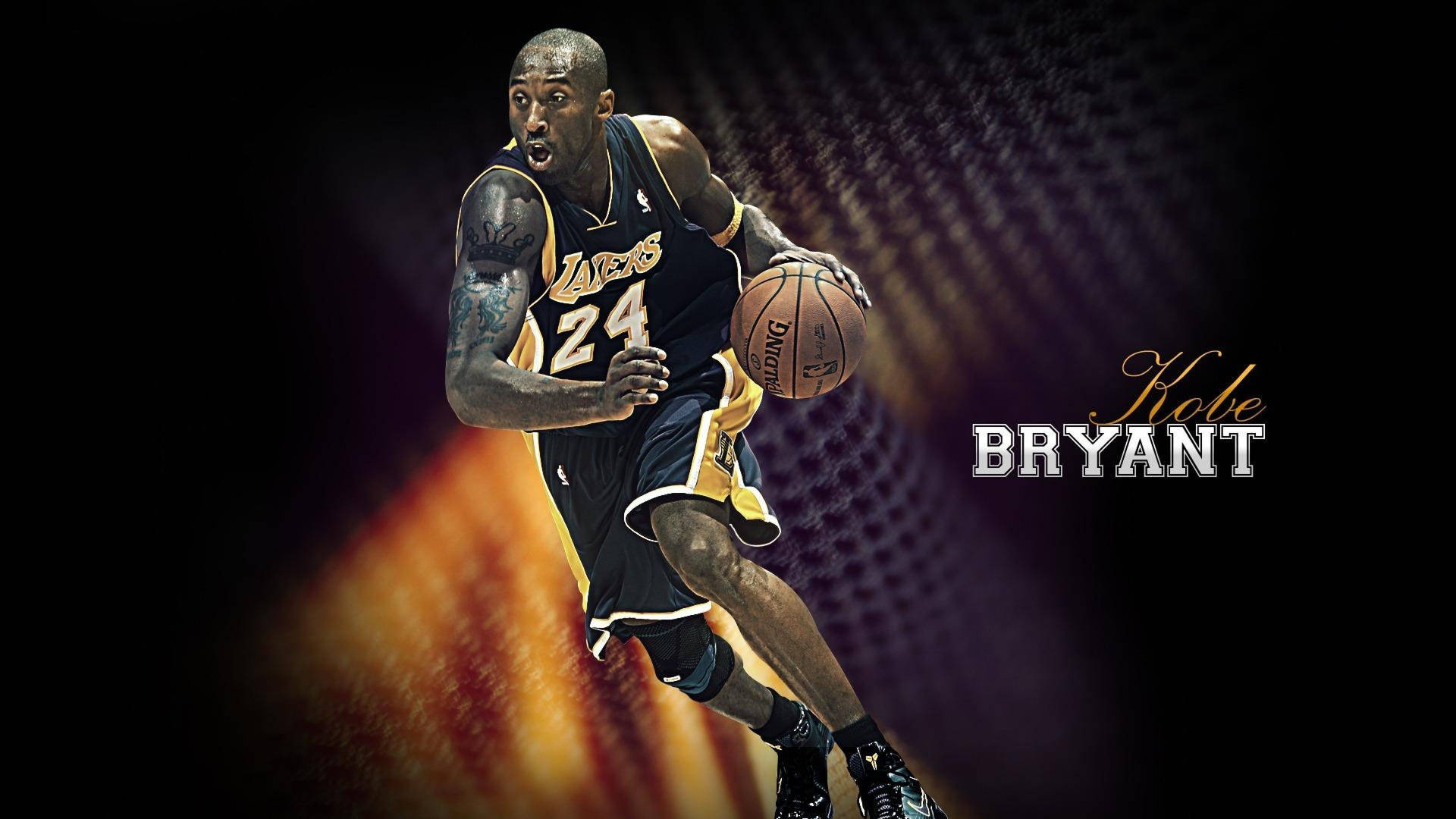 4k Nba Kobe Bryant With Ball Background