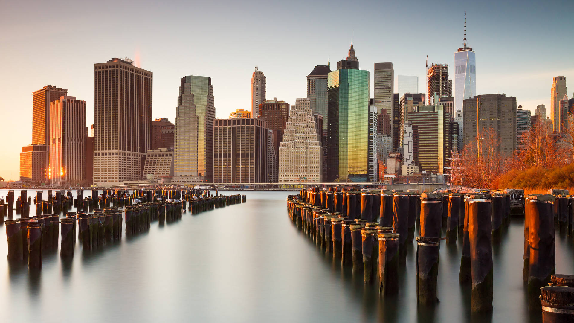 4k New York City Skyline Background