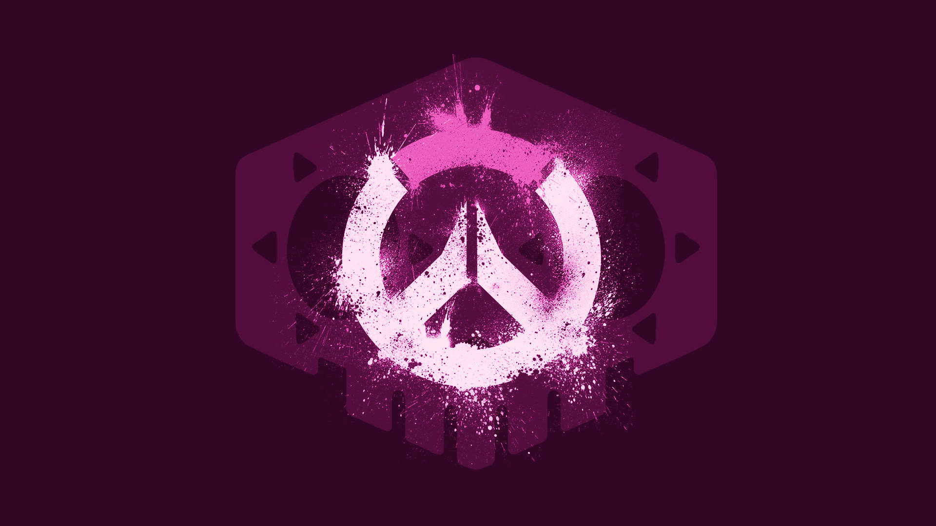 4k Overwatch Sombra Logo