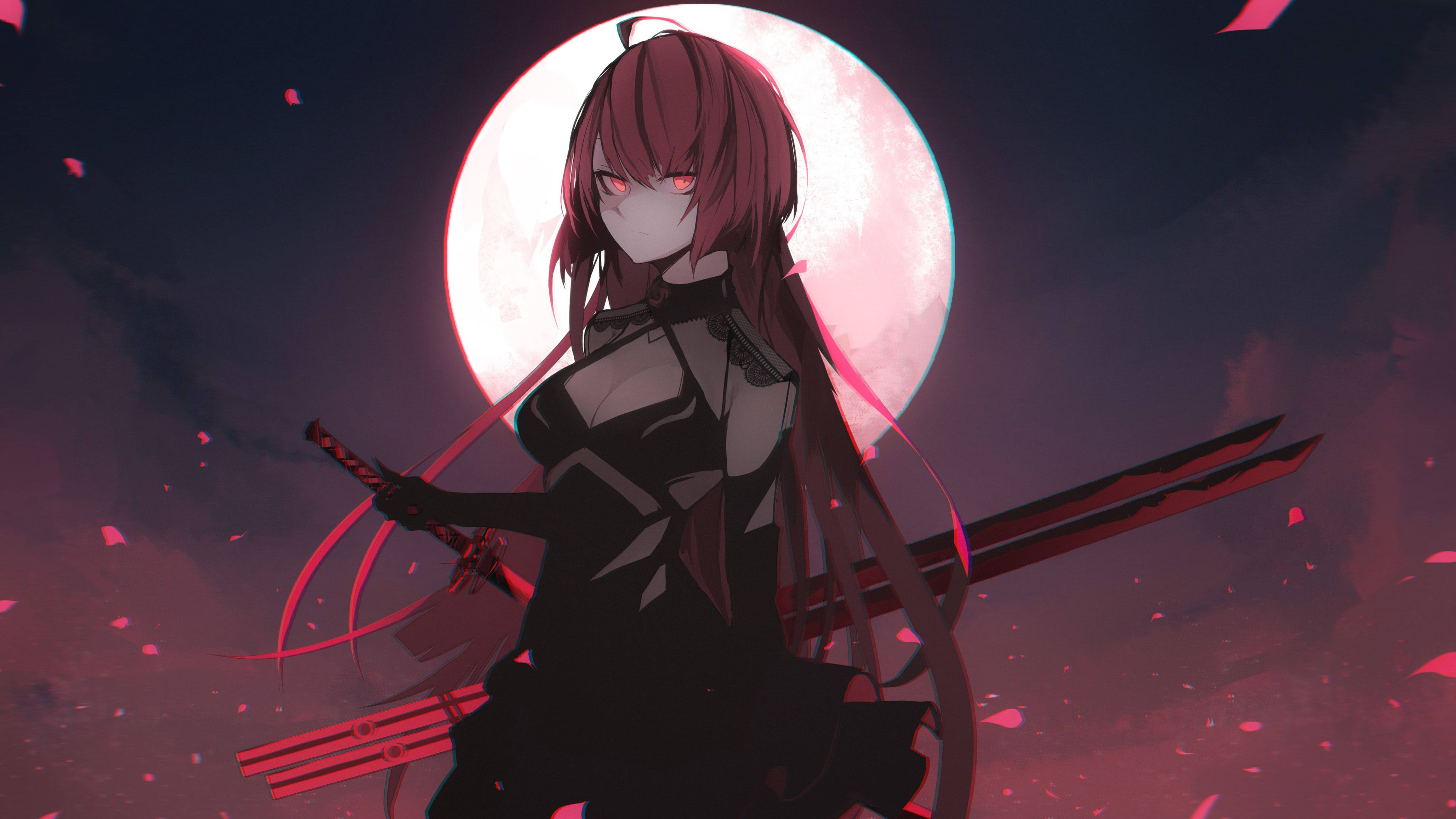 4k Pfp Elesis In Full Moon Background