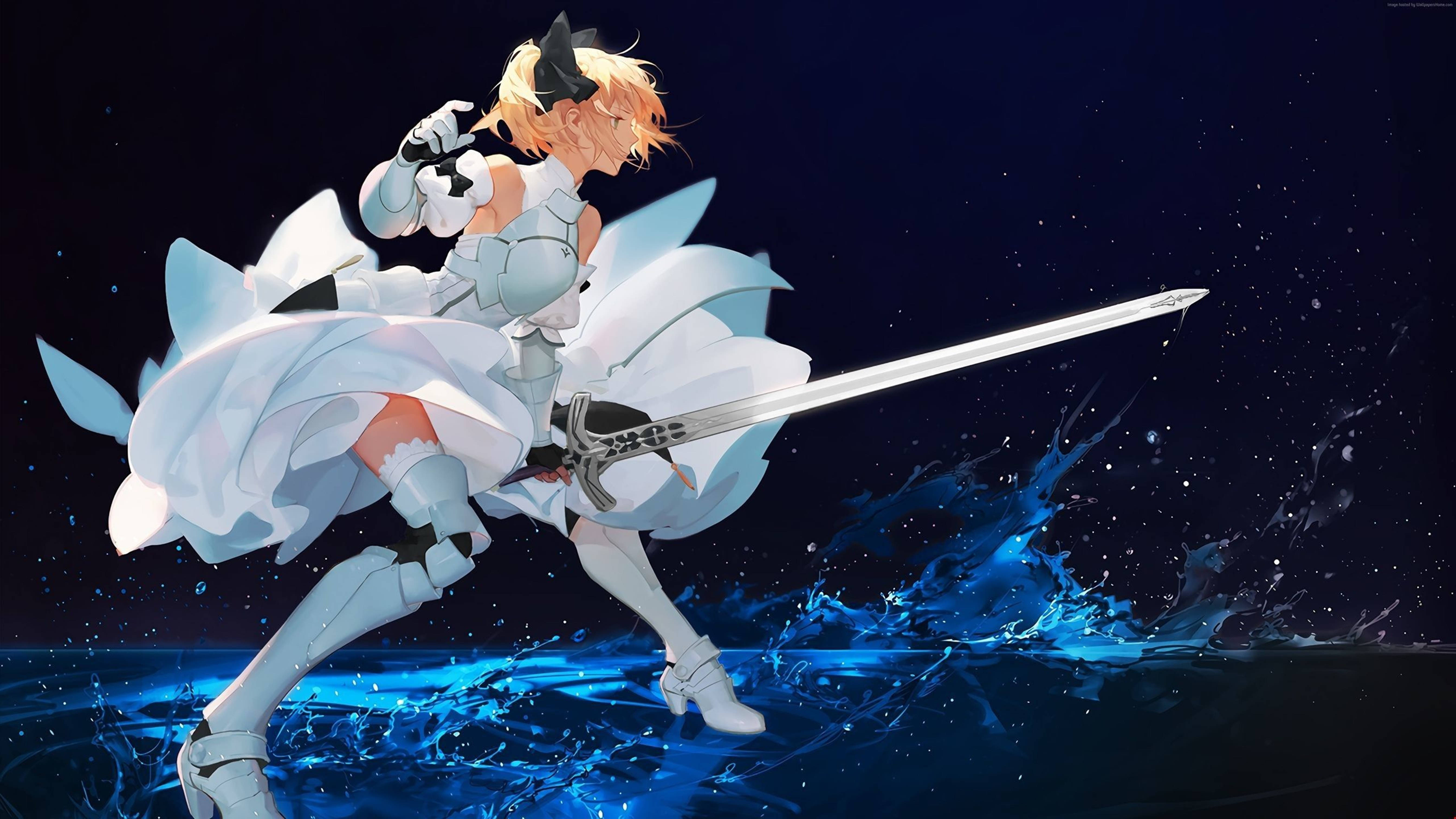 4k Pfp Swordswoman Saber Lily