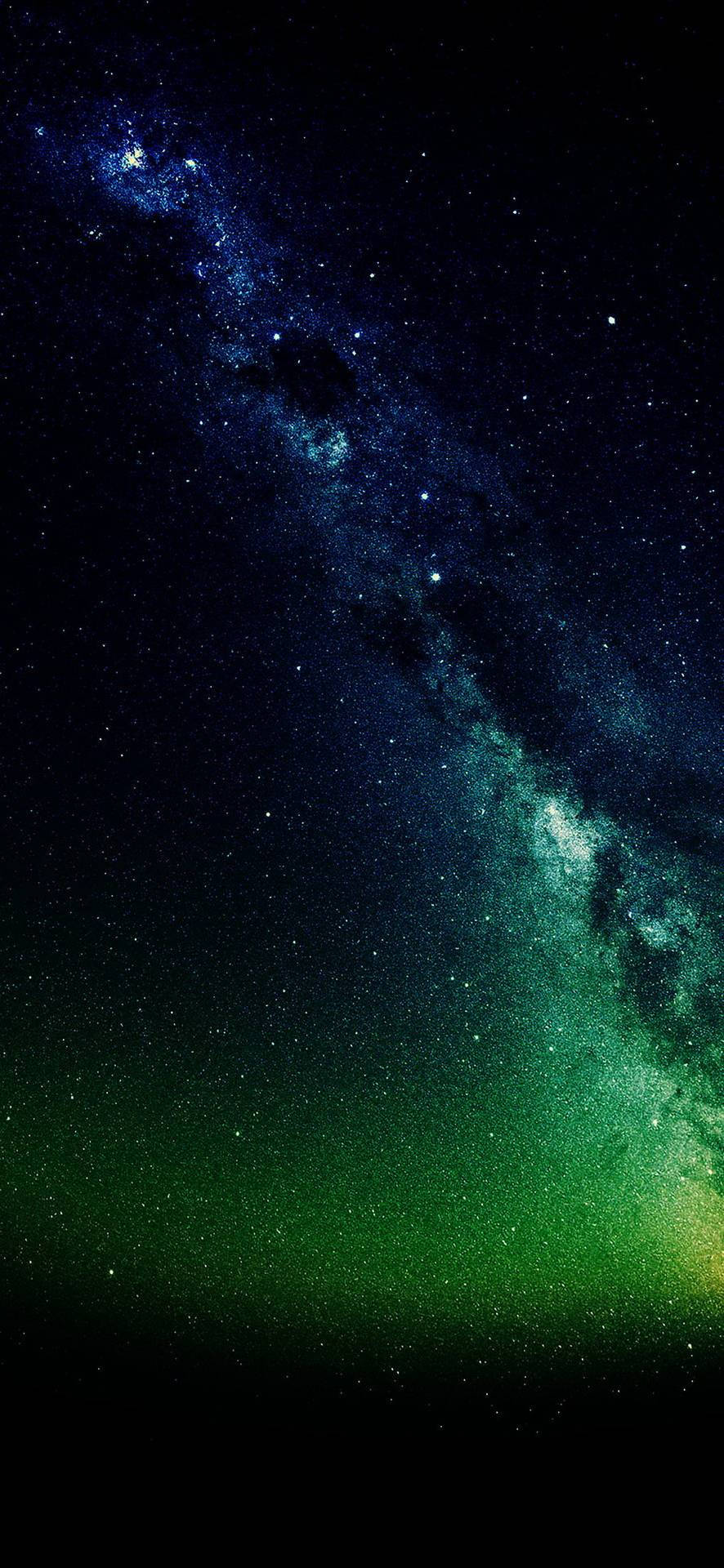 4k Phone Background Blue And Green Stars Background