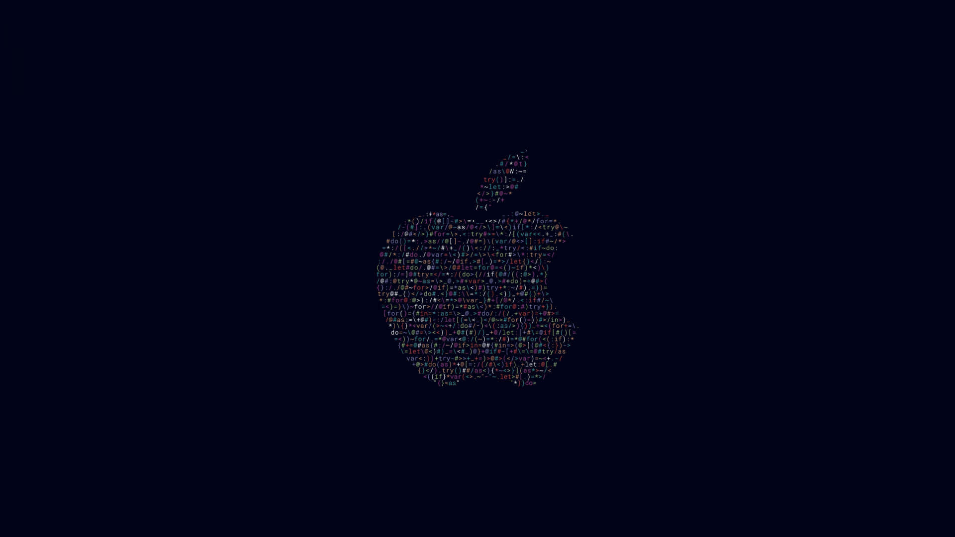 4k Plain Black Apple Background