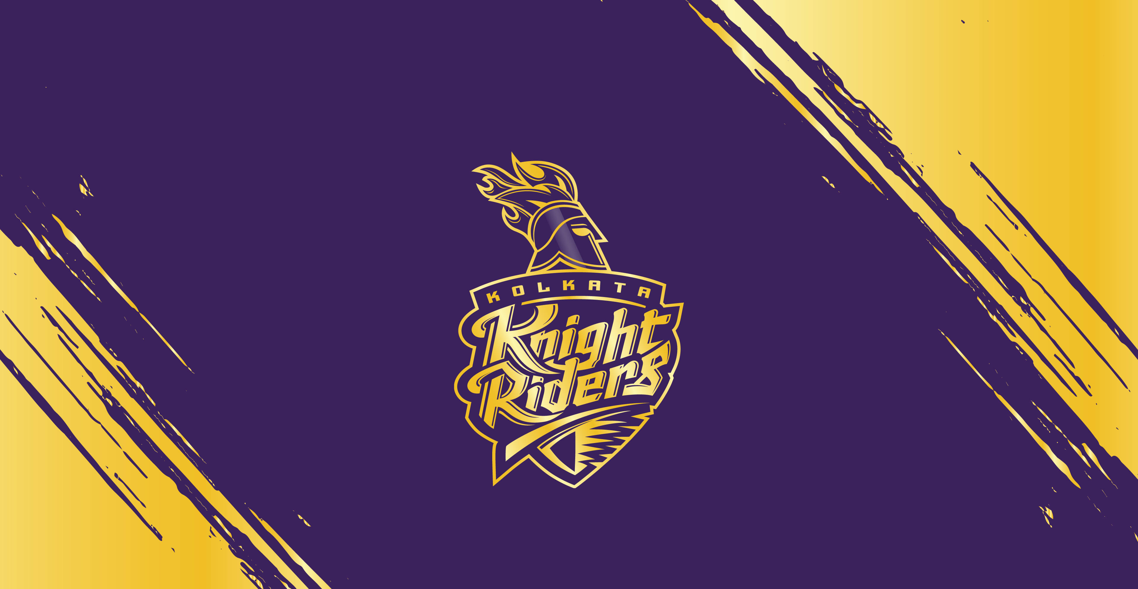 4k Purple Knight Riders Cricket Background