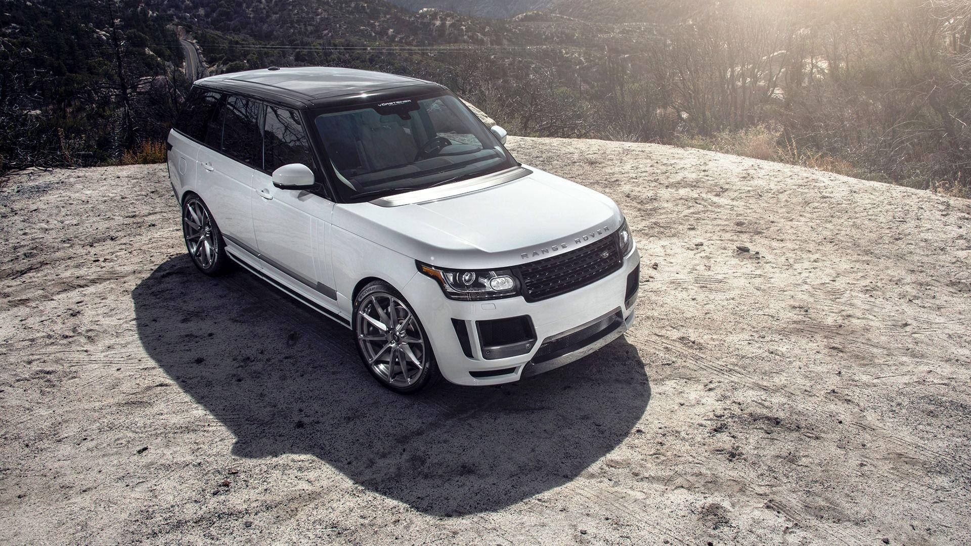 4k Range Rover Aerial View