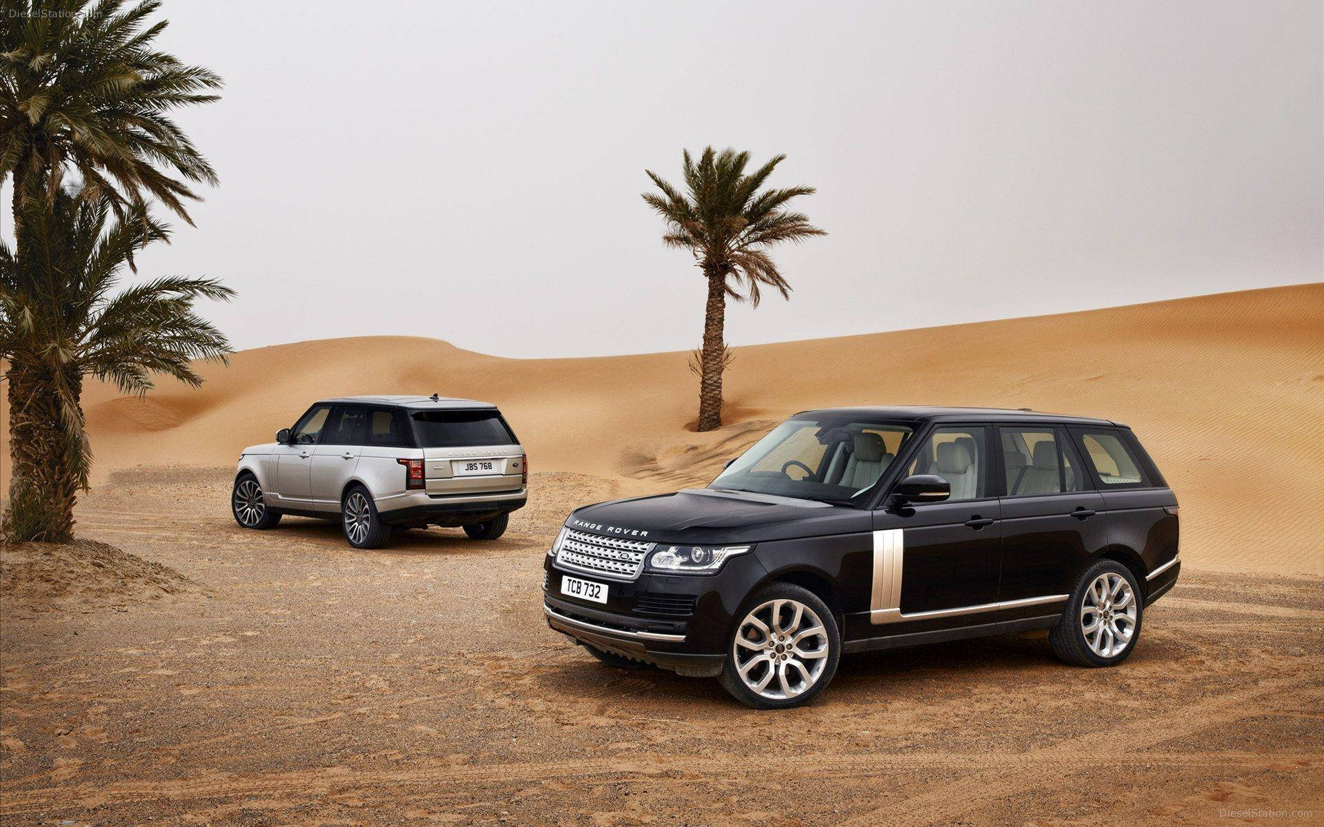 4k Range Rover Desert Background