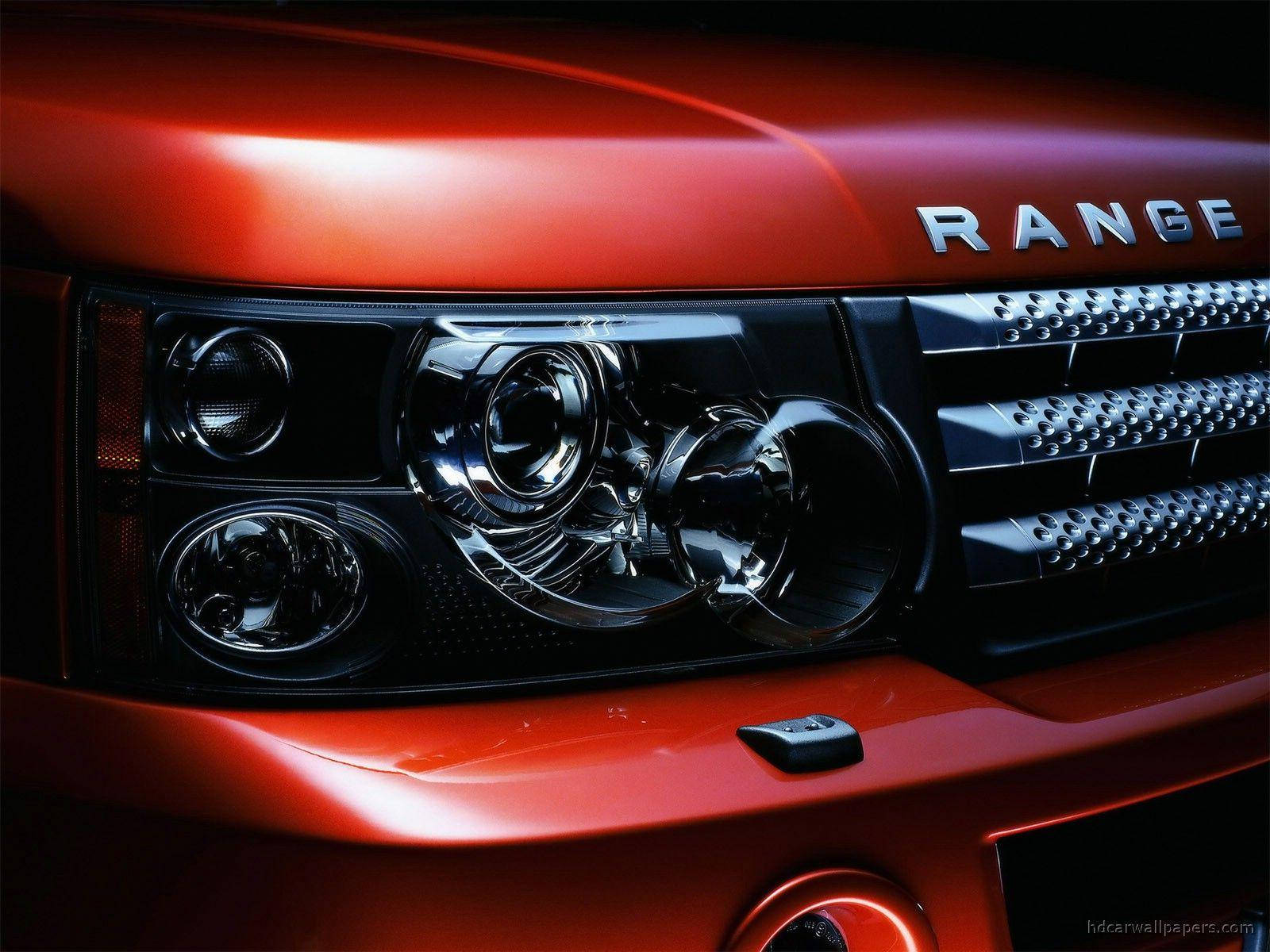 4k Range Rover Headlight Background