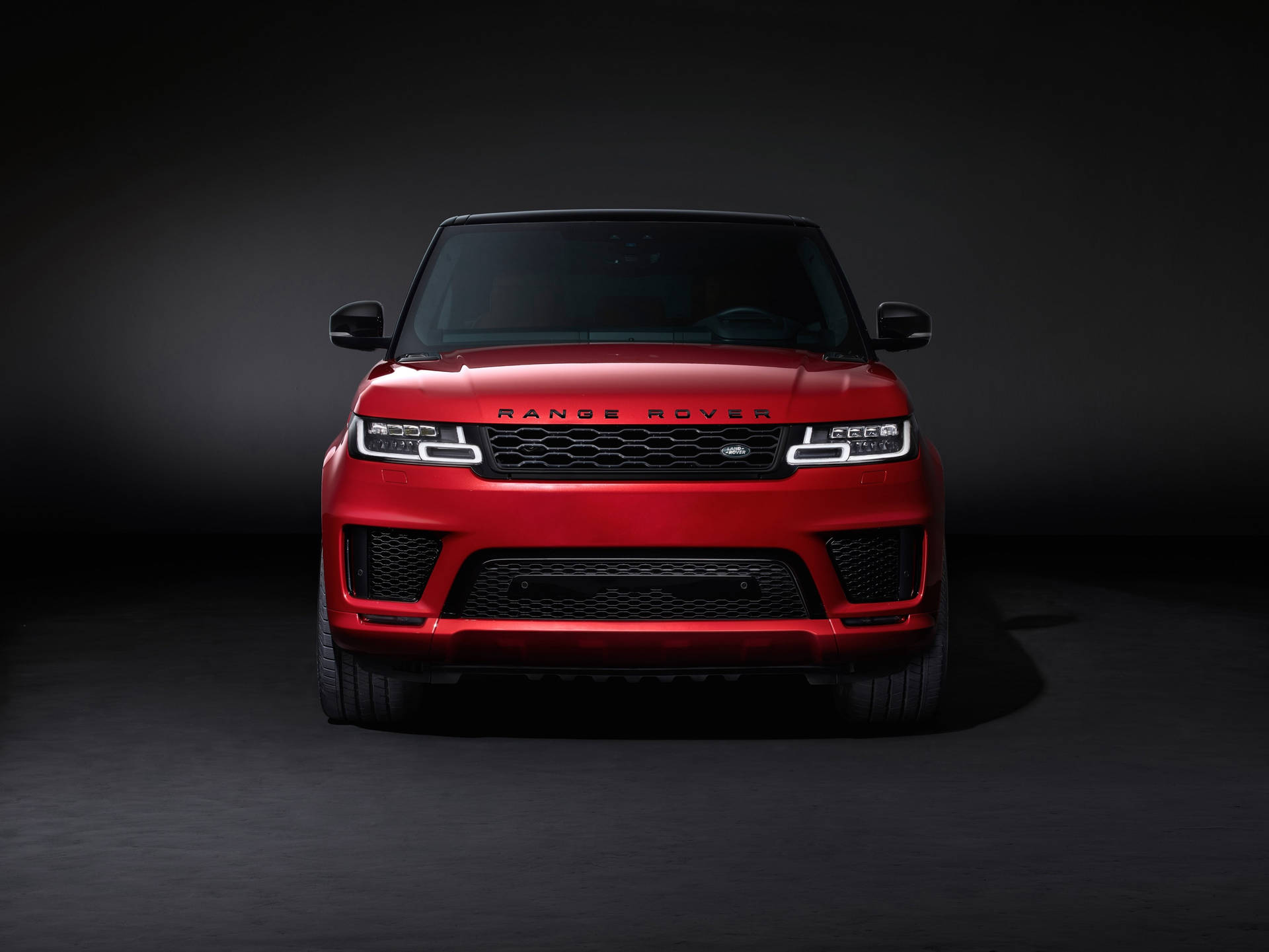 4k Range Rover Sport In Red Background