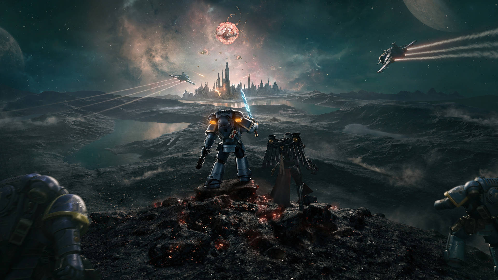 4k Resolution Video Game Graphics Come To Life In Starcraft Background