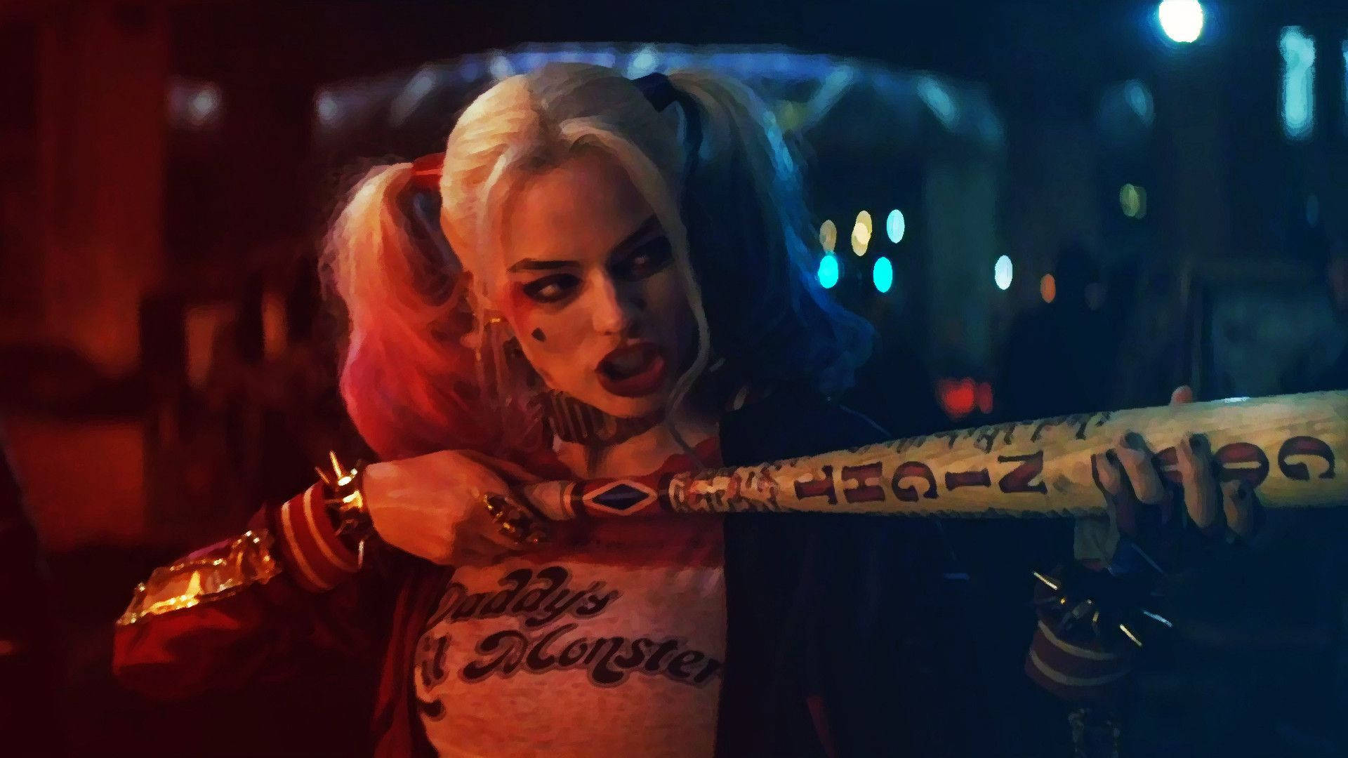 4k Scene From Movie Harley Quinn Background