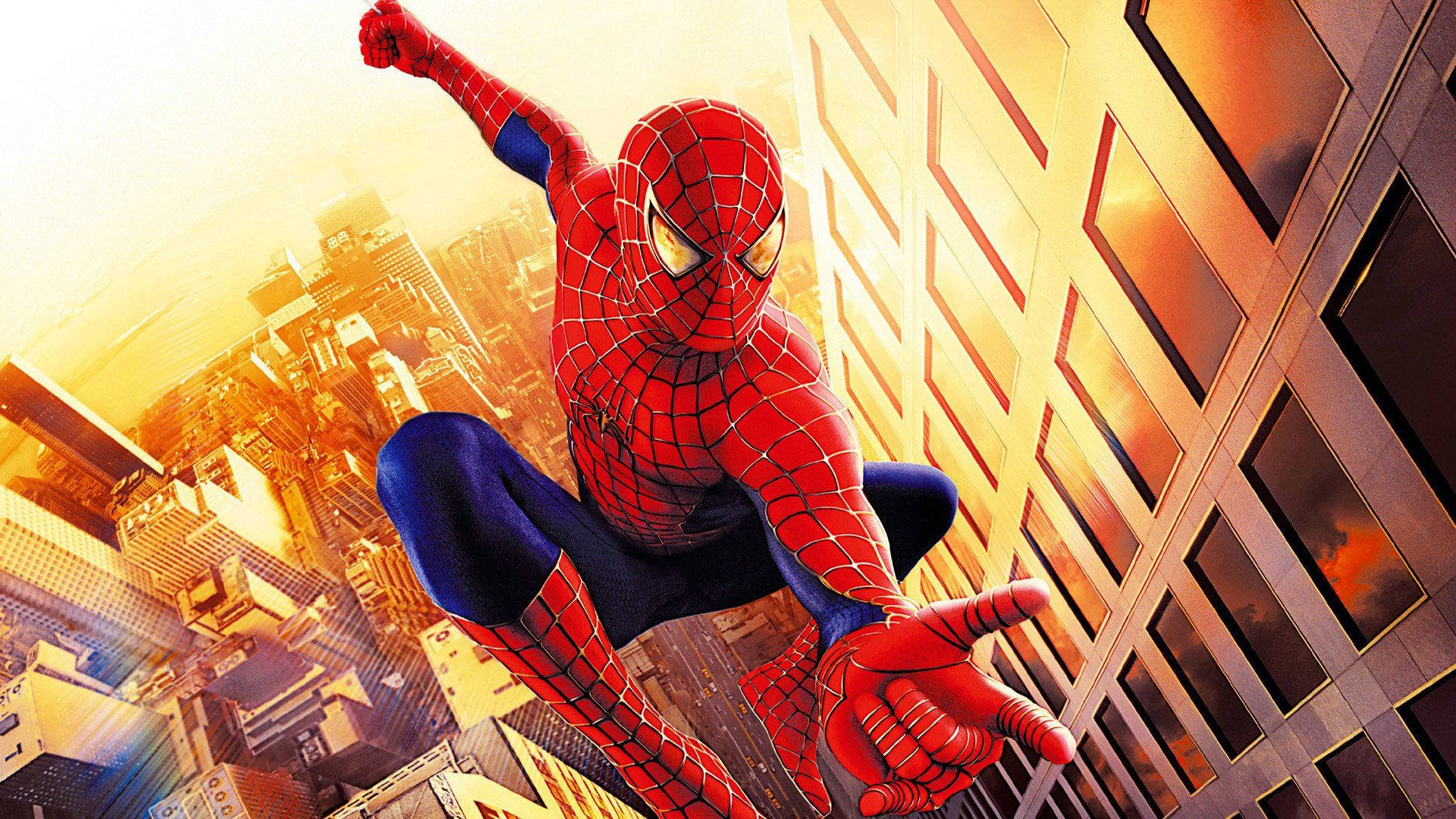 4k Spiderman Superhero Background