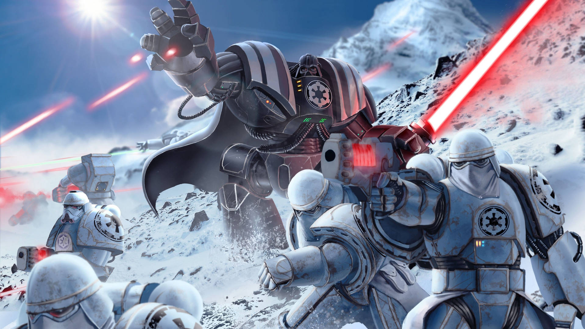 4k Star Wars Darth Vader Art Background