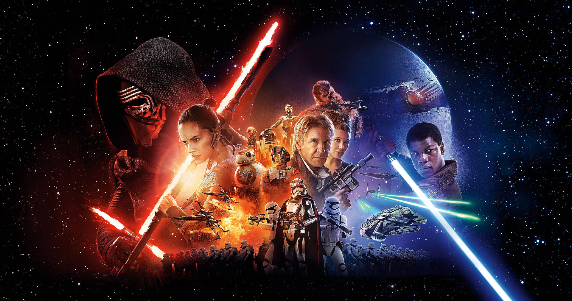 4k Star Wars The Force Awakens Background