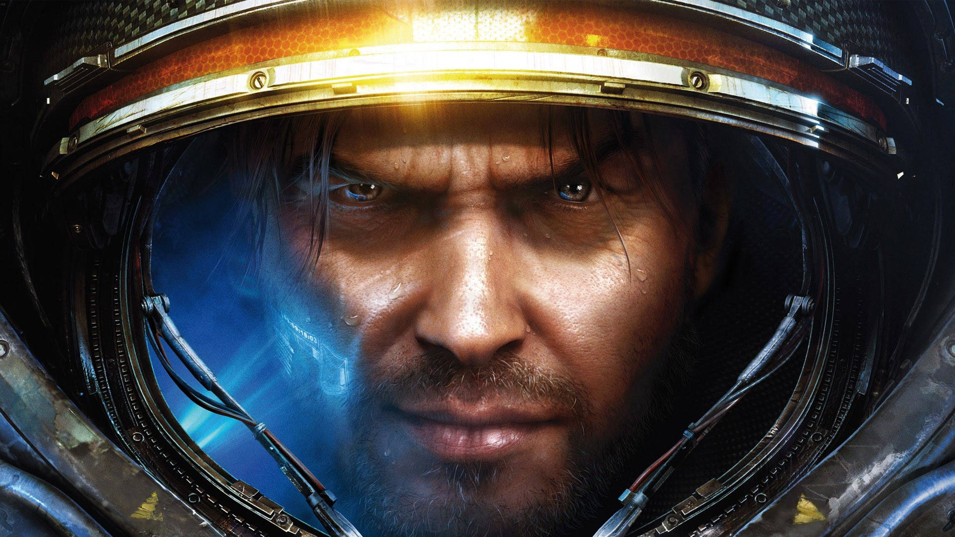 4k Starcraft Terran Marshal Jim Raynor Background