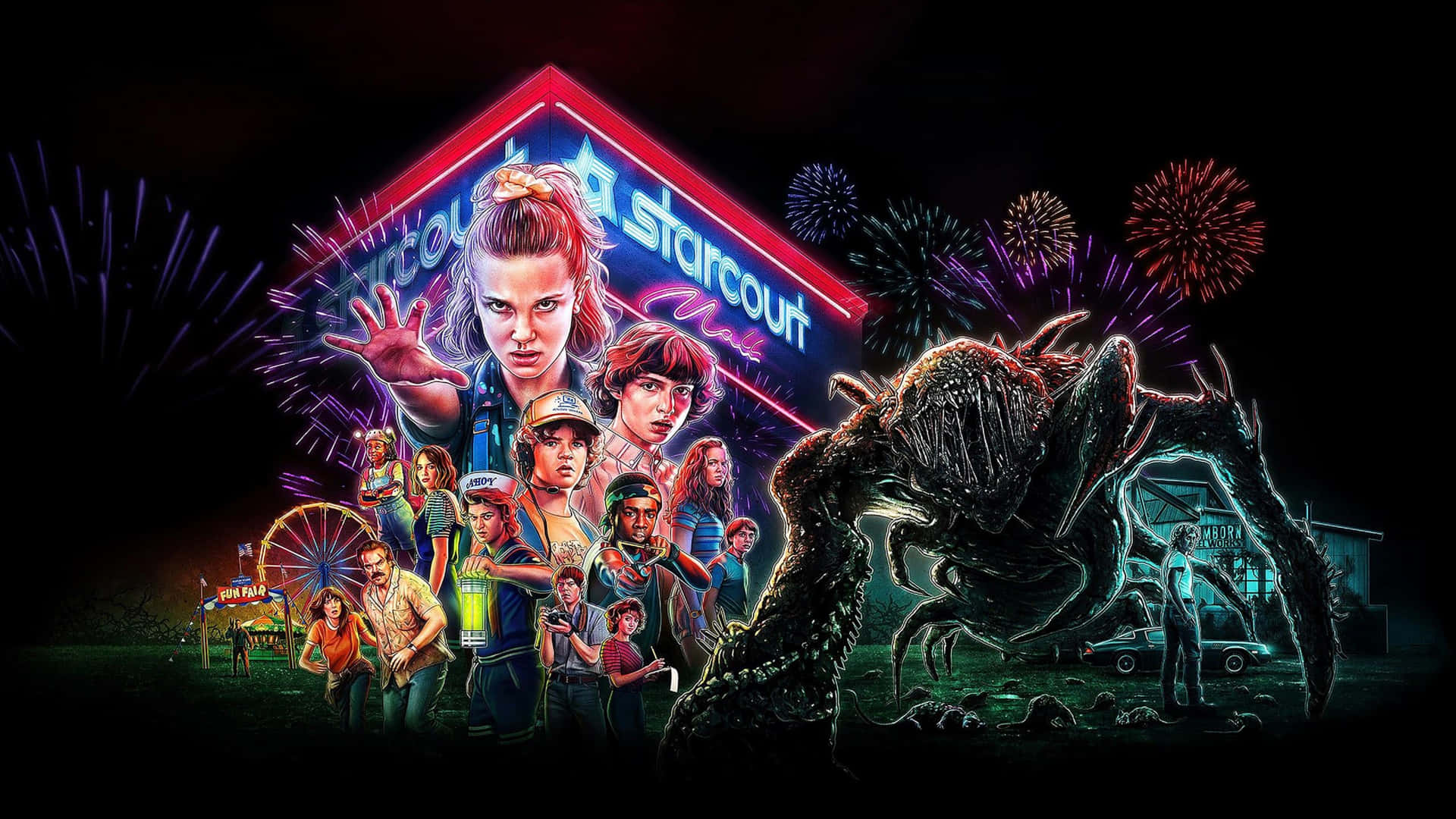 4k Stranger Things 3840 X 2160 Background