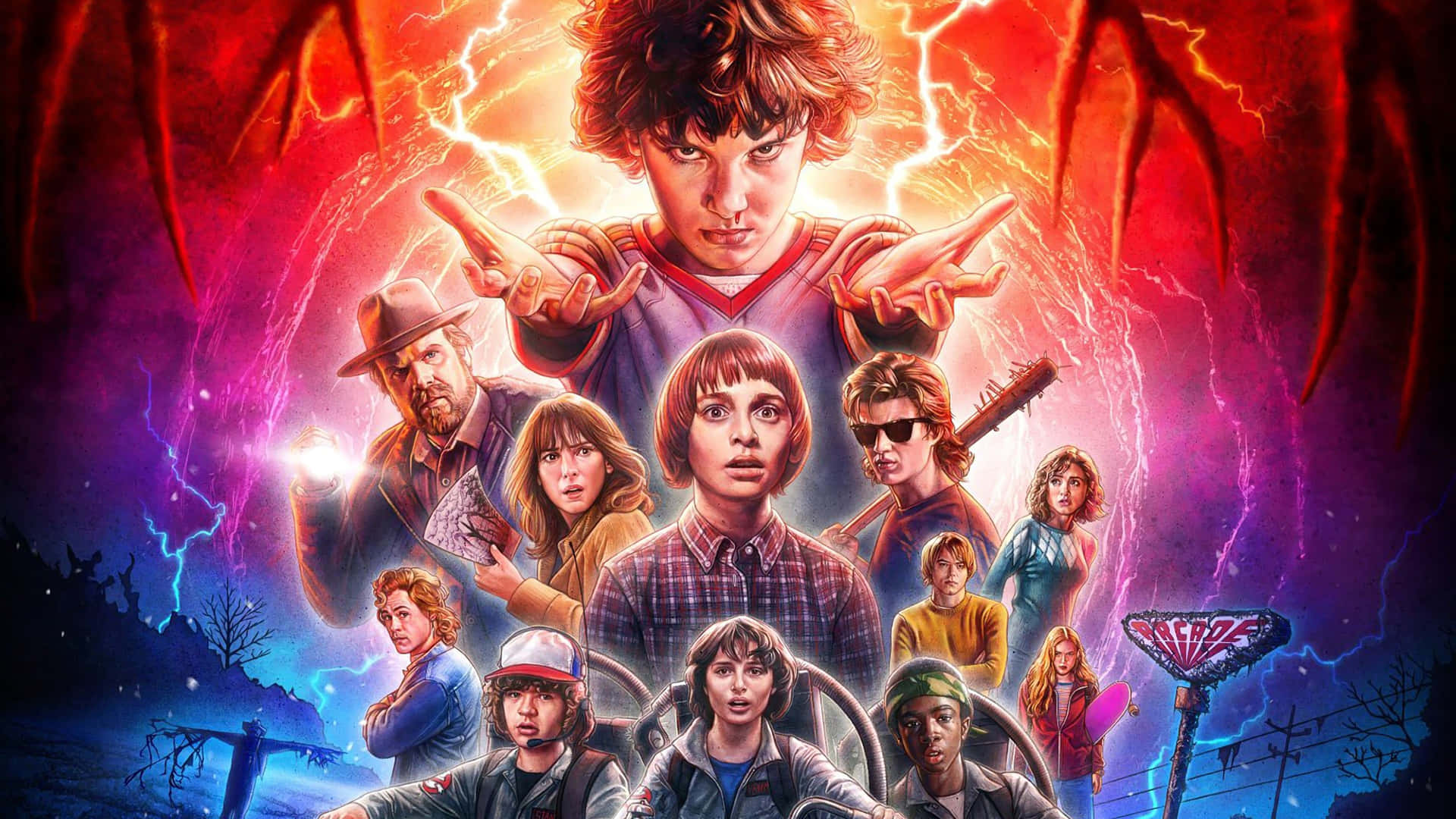 4k Stranger Things 3840 X 2160 Background