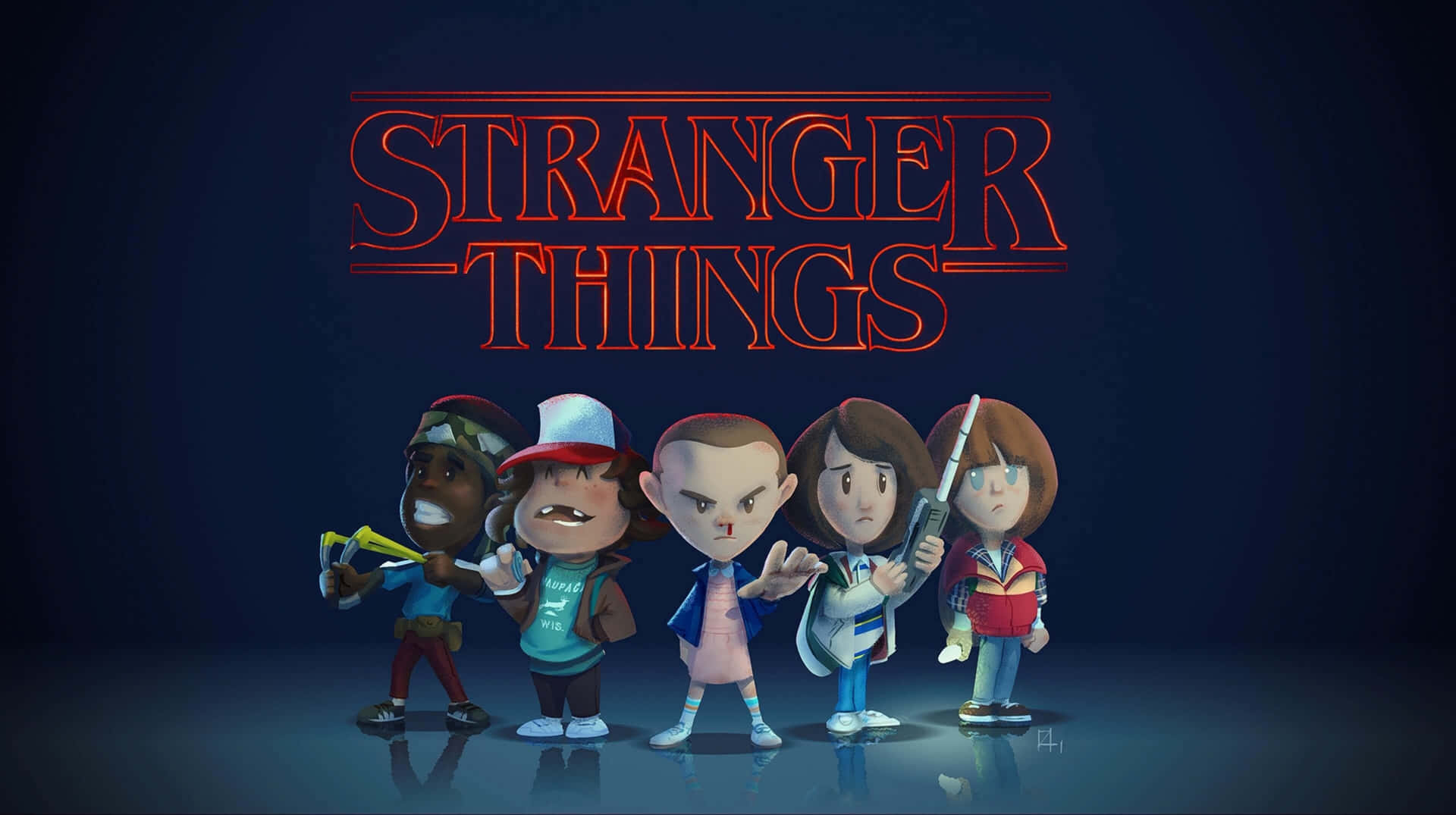 4k Stranger Things 3857 X 2160 Background