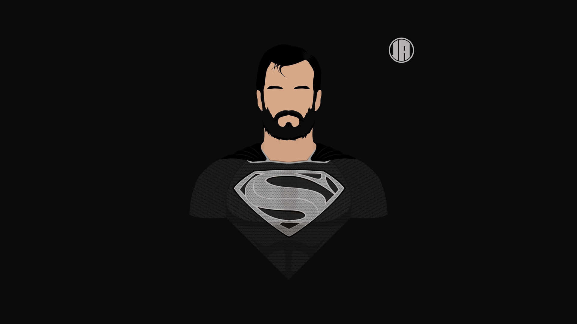 4k Superhero Superman Vector Art Background