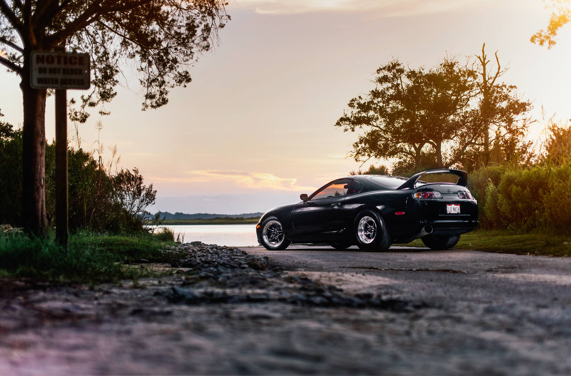 4k Supra Before Lake Background