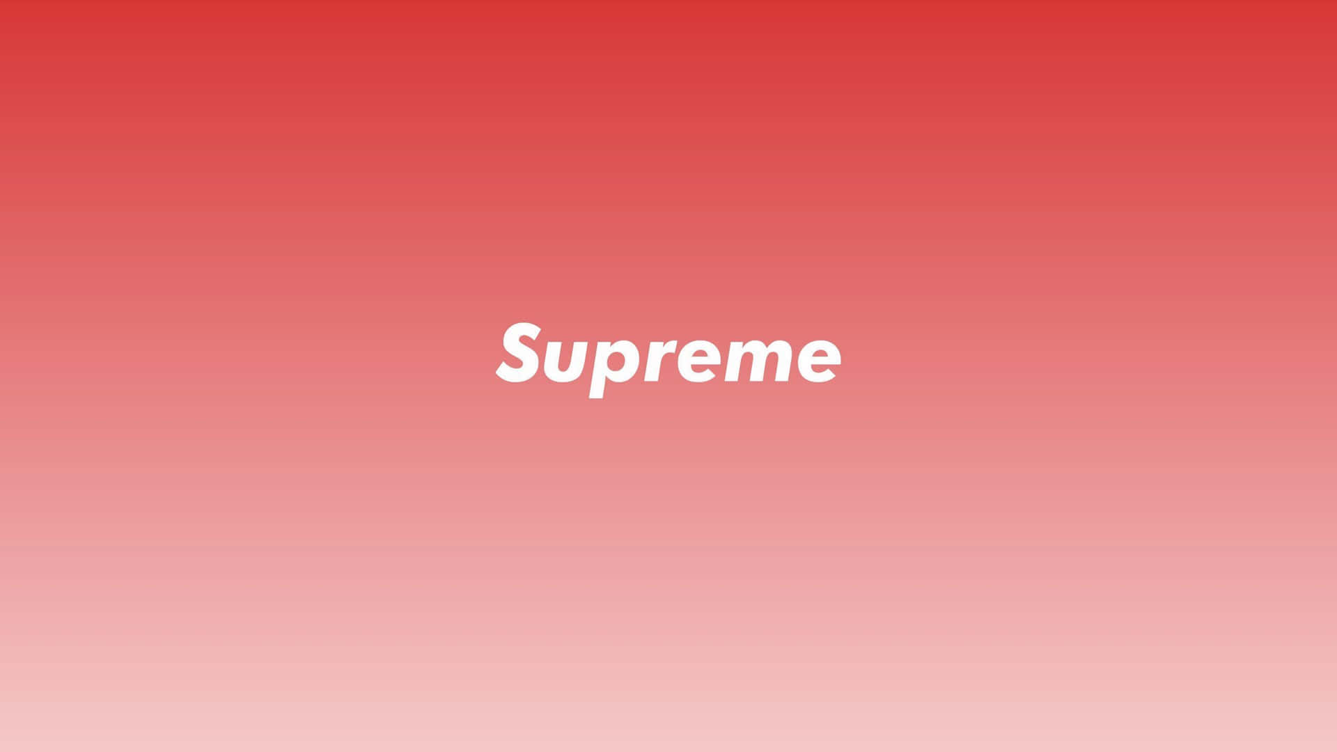 4k Supreme In Red Ombre Background