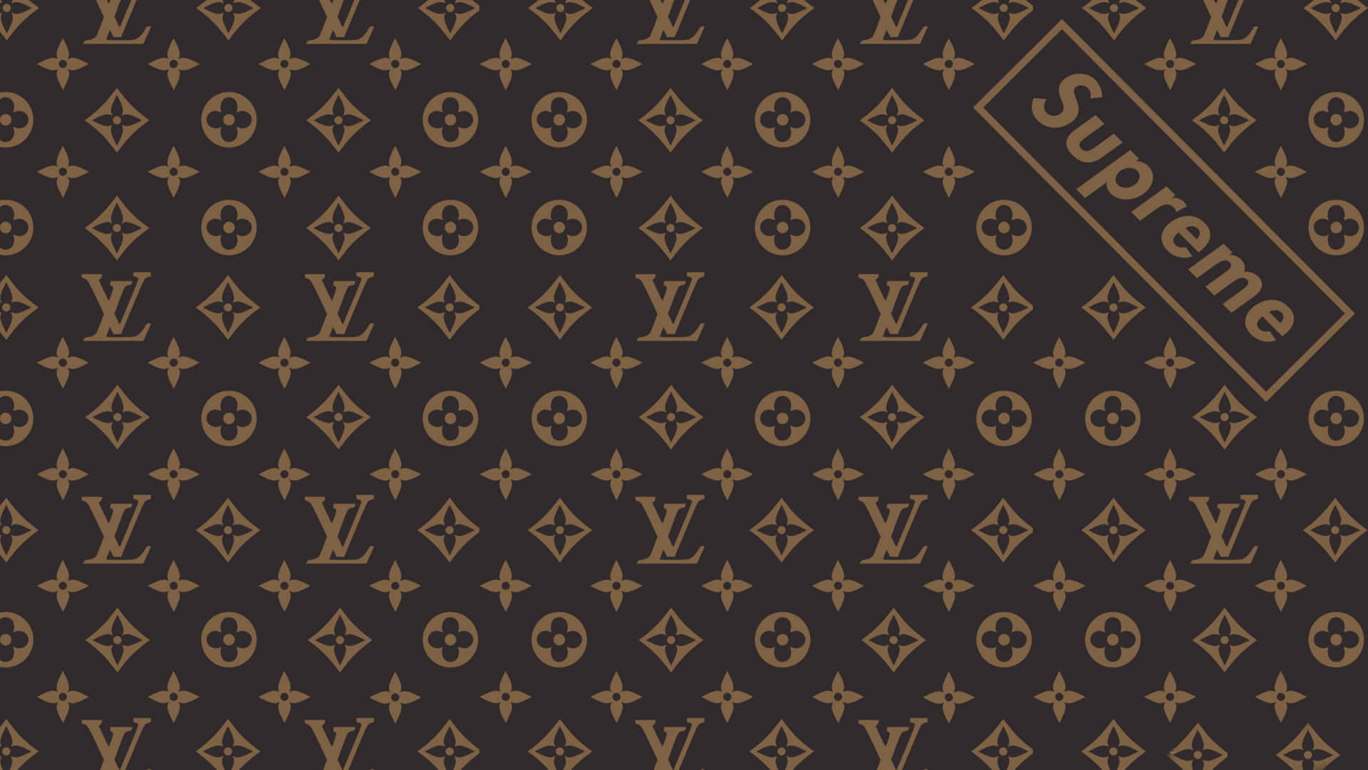 4k Supreme Louis Vuitton Pattern