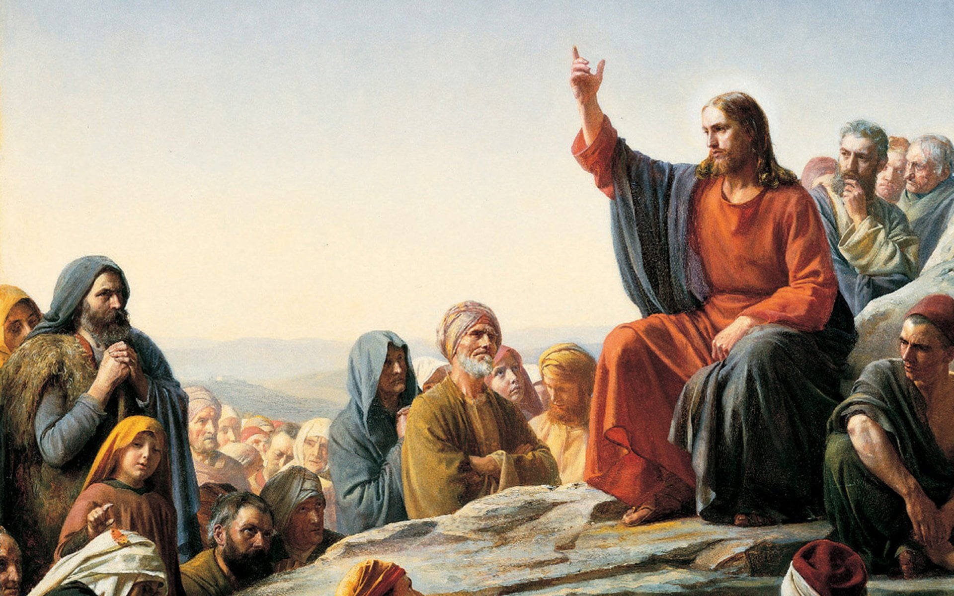 4k Teachings Of Jesus Background