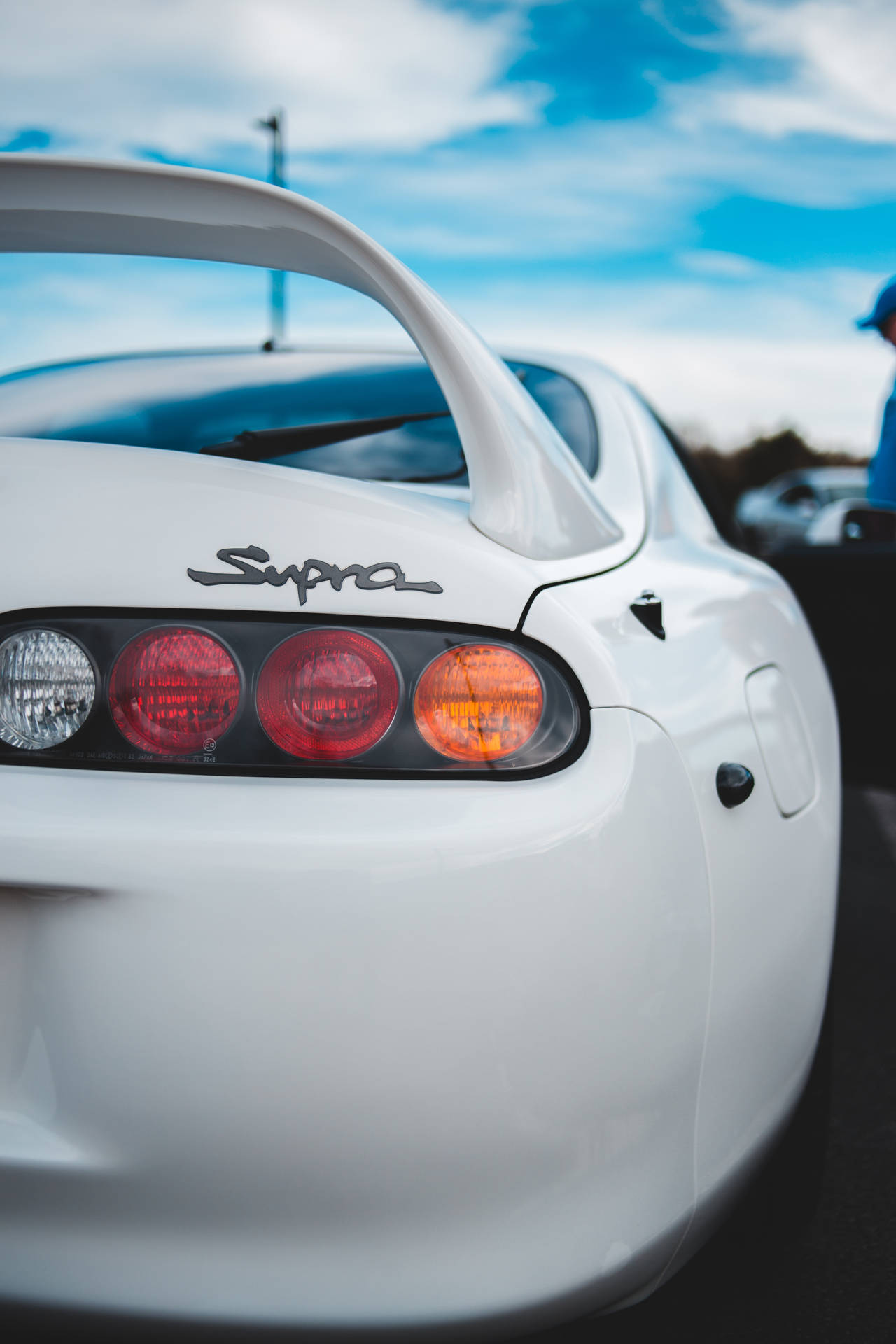 4k Toyota Supra Rear Background