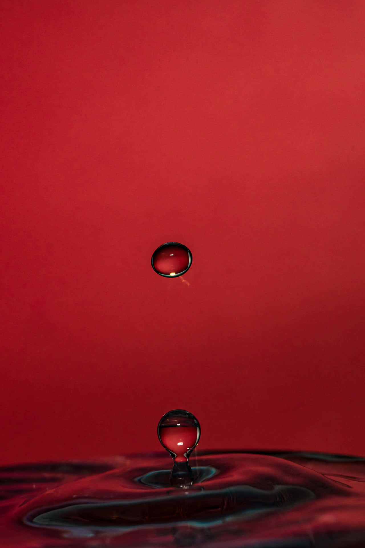 4k Ultra Hd Android Water Droplets Background