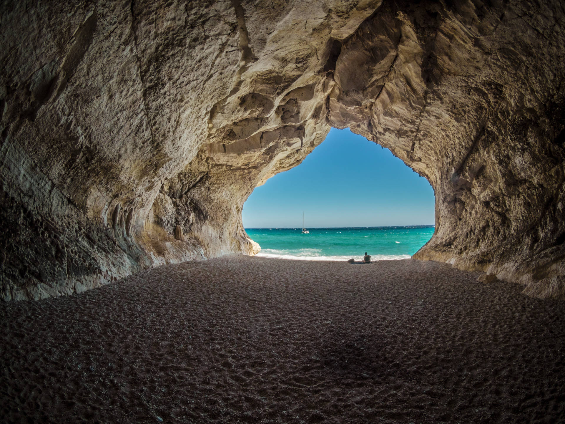 4k Ultra Hd Beach Cave Background