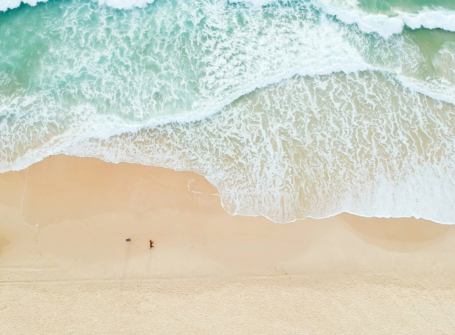 4k Ultra Hd Beach Drone Background