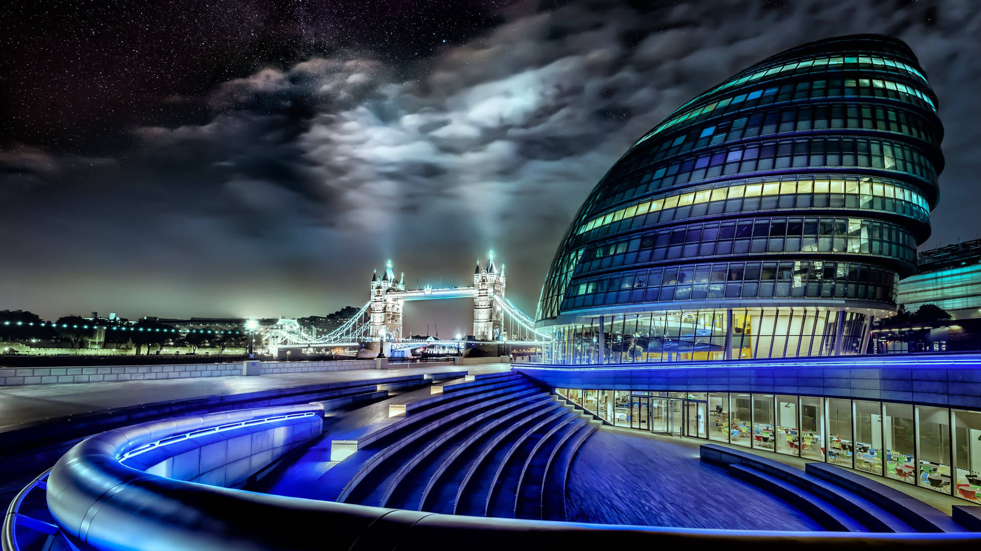 4k Ultra Hd City Hall London Background