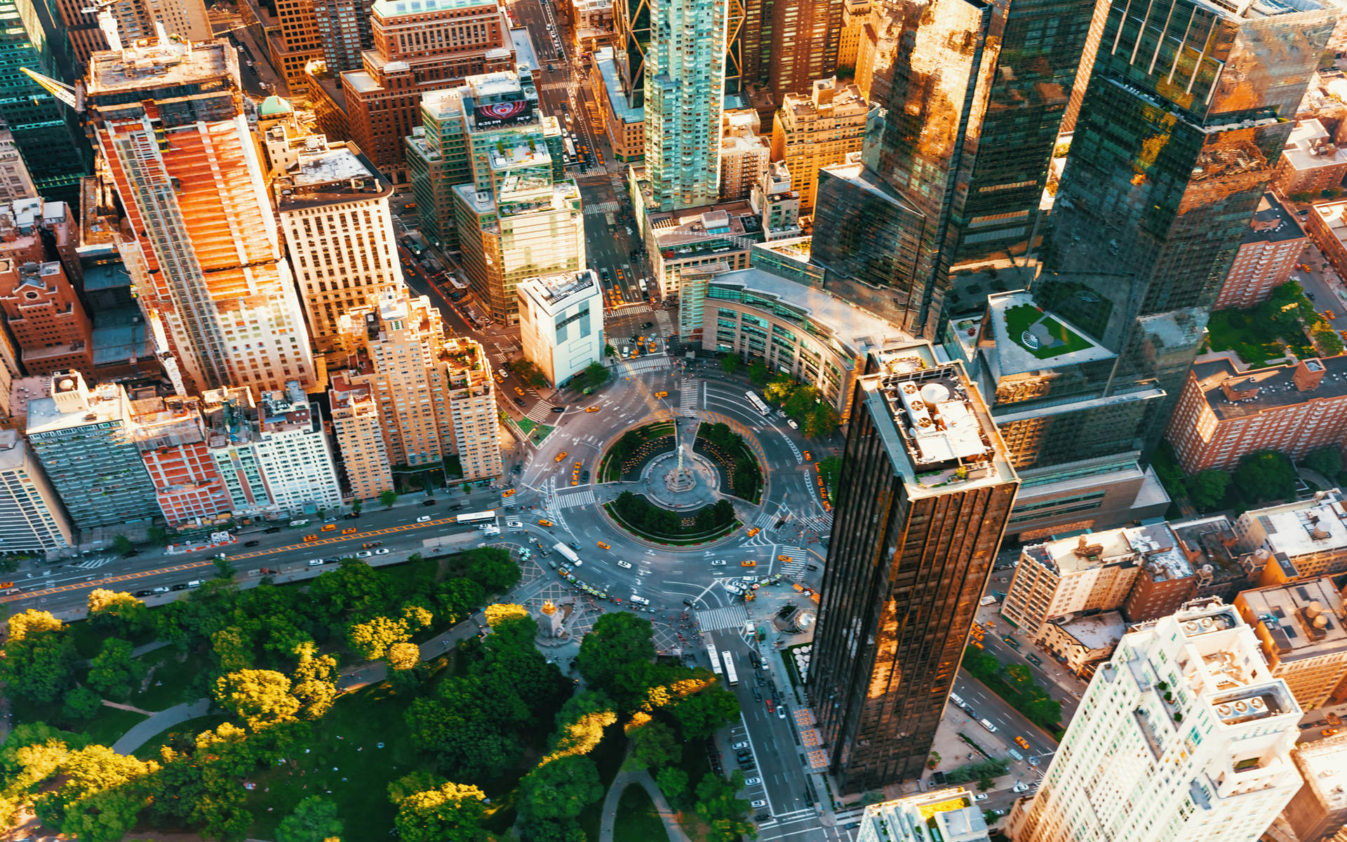 4k Ultra Hd City Of New York Overhead View