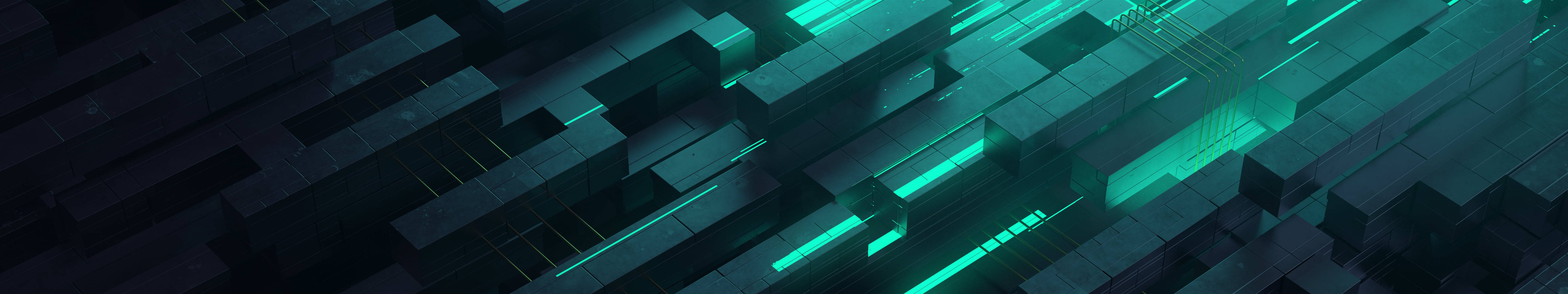 4k Ultra Hd Dark Teal Columns