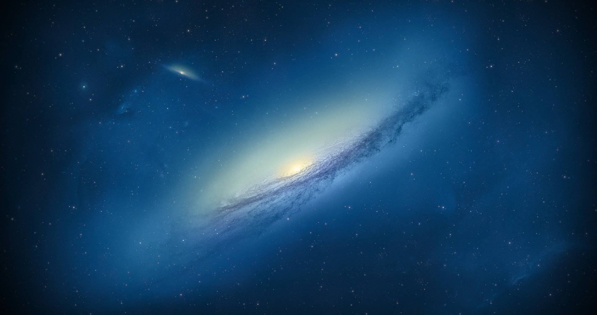 4k Ultra Hd Galaxy Blue Space Background