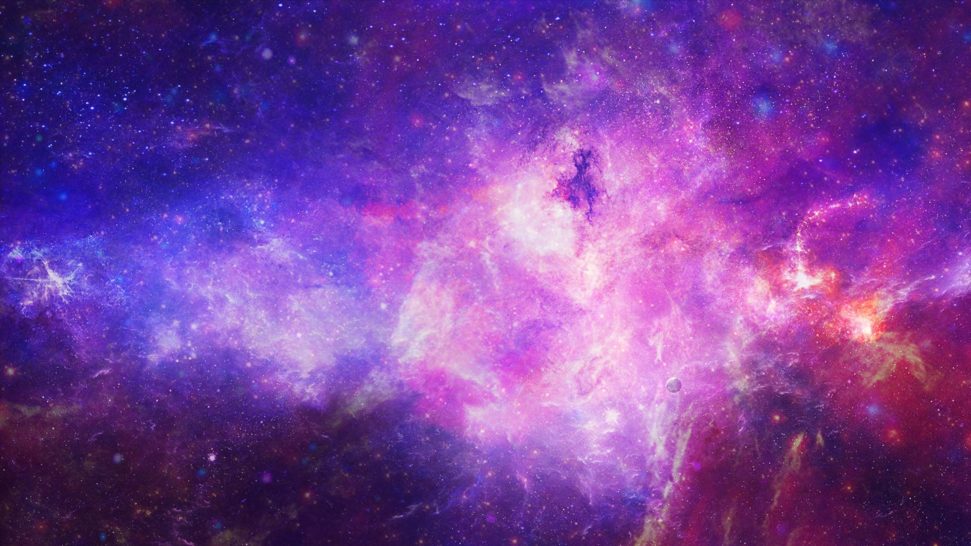 4k Ultra Hd Galaxy Neon Clouds Background