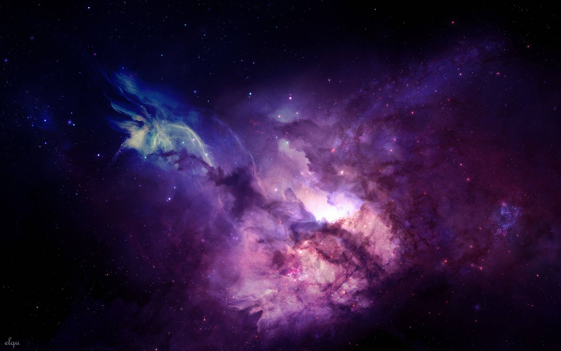 4k Ultra Hd Galaxy Violet Clouds Background