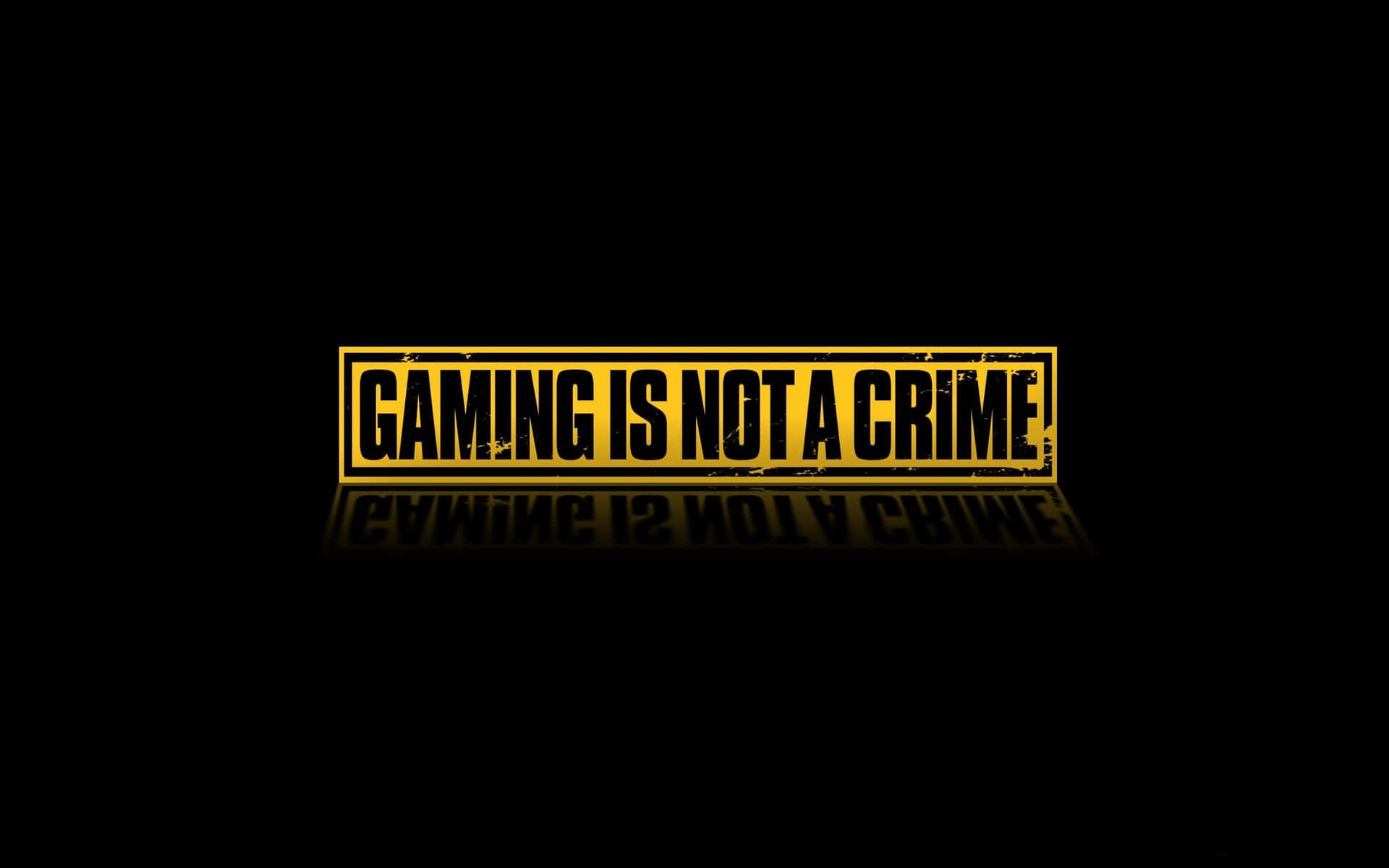 4k Ultra Hd Gaming Is Not A Crime Background