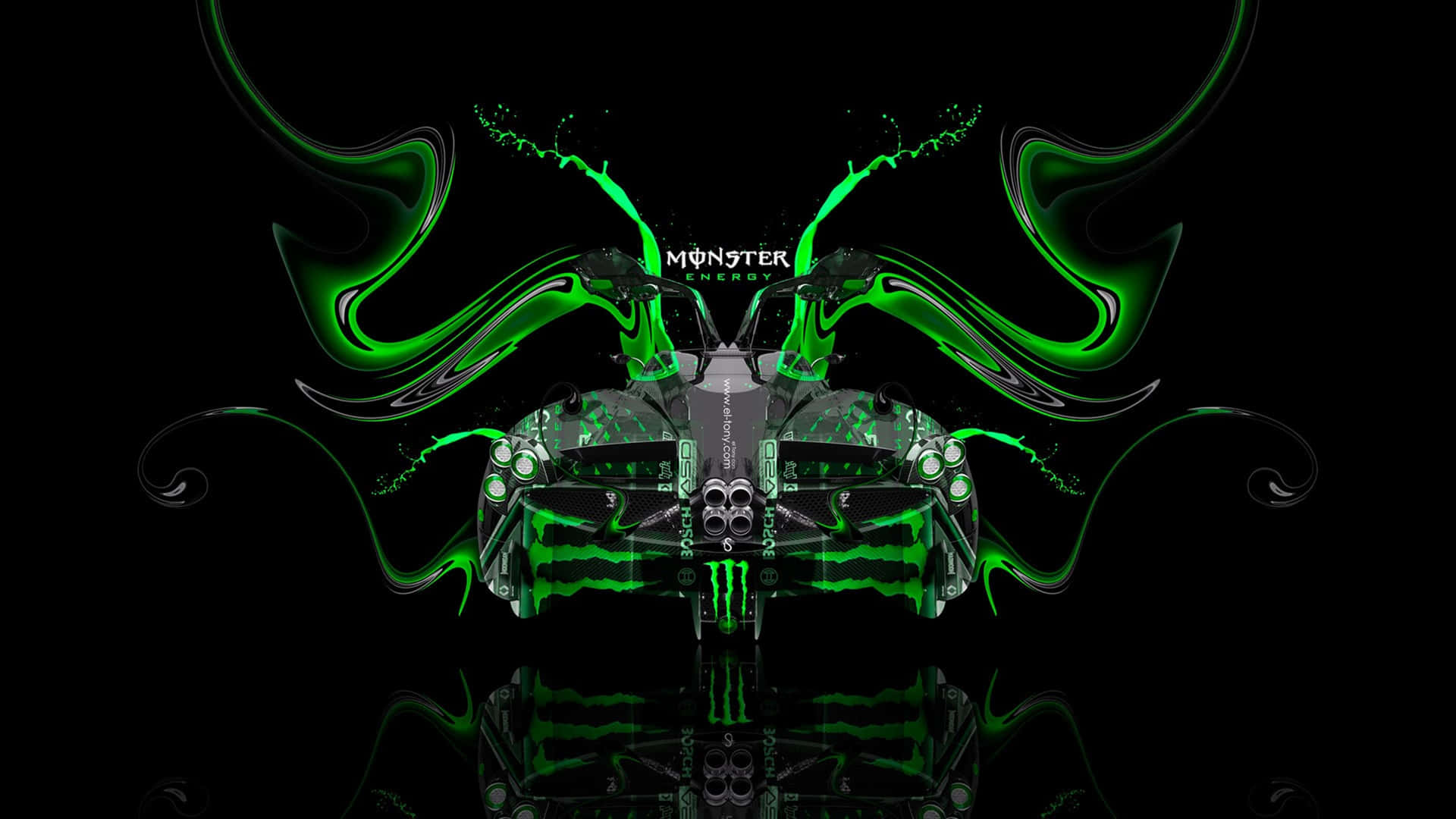 4k Ultra Hd Monster Energy Background